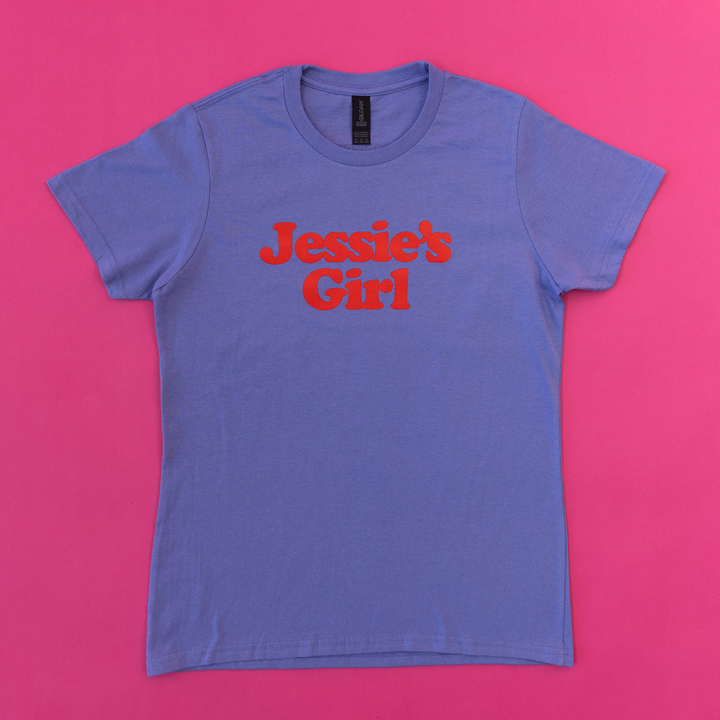 JESSIE’S GIRL TEE (purple/red)