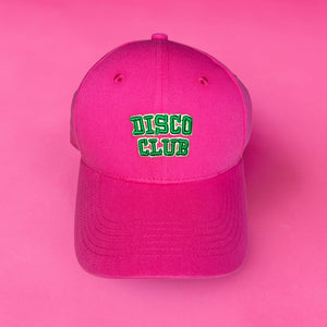 DISCO CLUB CAP HOT PINK