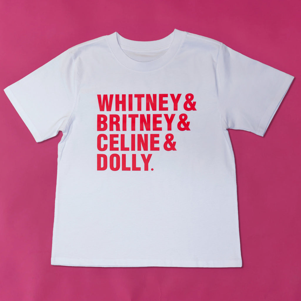 Lise & Sarah’s DISCO CLUB tee (pink)
