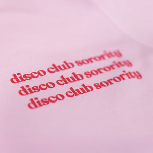 DISCO CLUB SORORITY T-SHIRT - 'orchid'