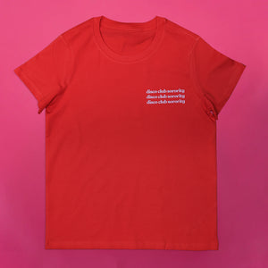 DISCO CLUB SORORITY T-SHIRT - 'fire'